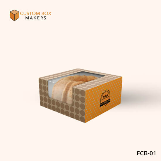 Perspective View of a Cake Packaging Box Mockup (FREE) - Resource Boy